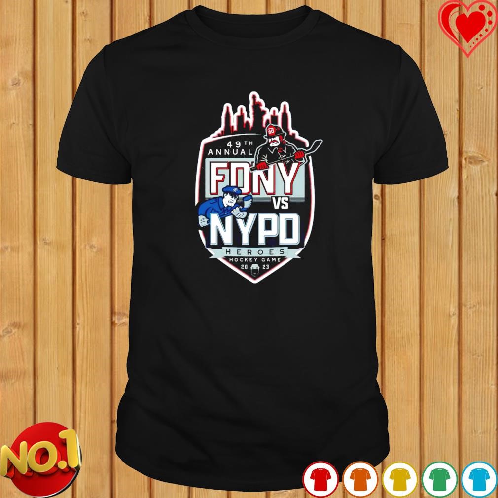Hockey heroes game NYPD game 2023 shirt