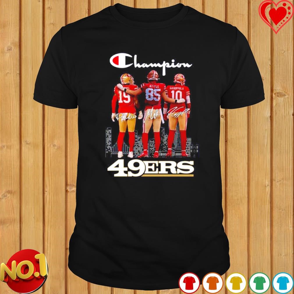 San Francisco 49ers Garoppolo and Kittle signature T-shirt, hoodie