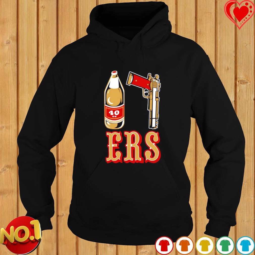 49ers shirt with 40 oz