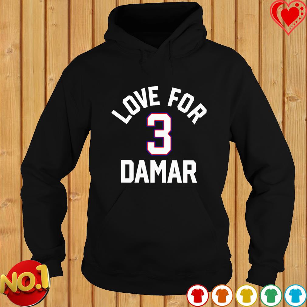 Official Love for Damar 3 Shirt, hoodie, sweater, long sleeve and tank top