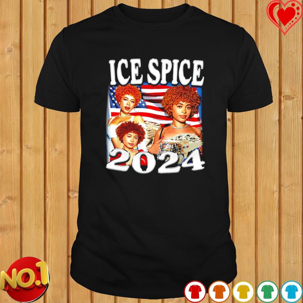 Ice Spice 2024 USA flag shirt, hoodie, sweater, long sleeve and tank top