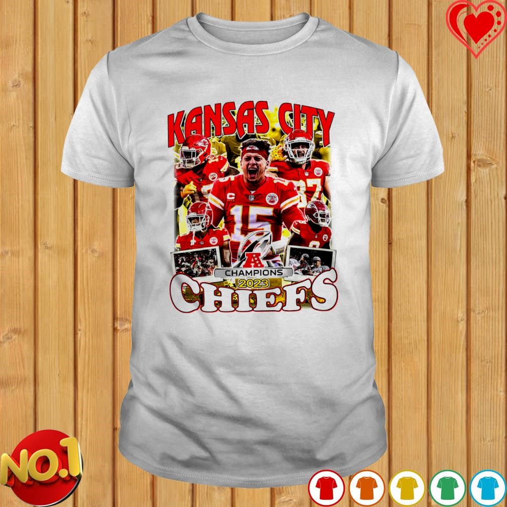 kansas city chiefs afc championship t shirts