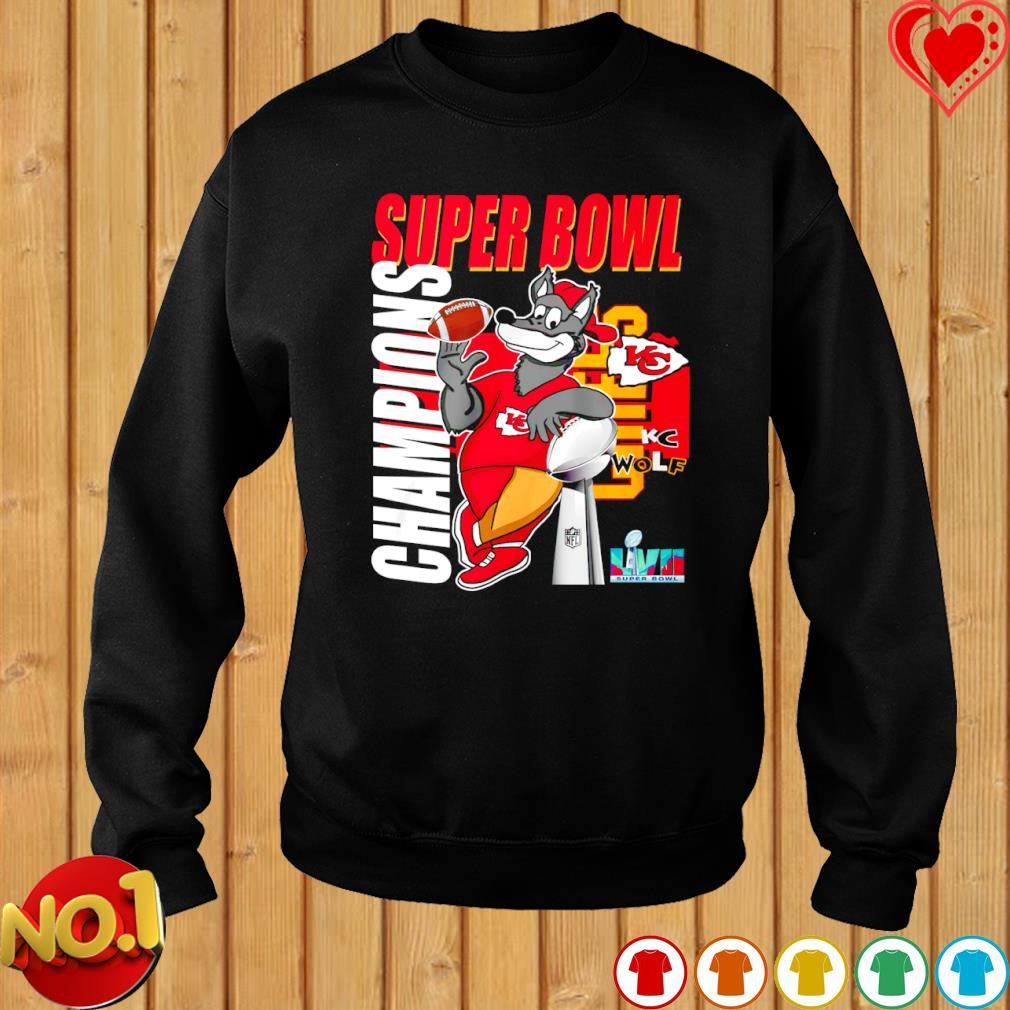 Kansas City Chiefs KC Wolf Super Bowl LVII Champions 2023 shirt, hoodie,  sweater, long sleeve and tank top