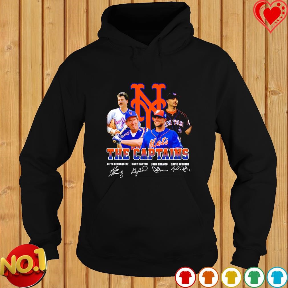 The Captains New York Mets Keith Hernandez Gary Carter John Franco David  Wright signatures shirt, hoodie, sweater, long sleeve and tank top