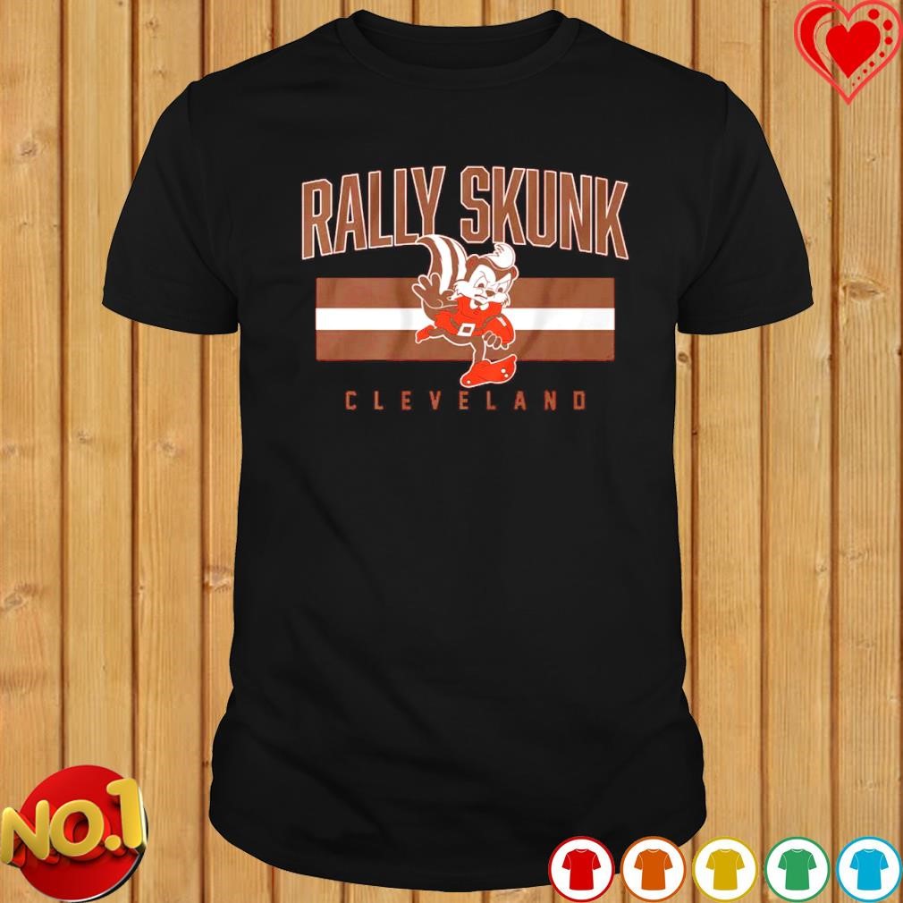 Rally Skunk Cleveland Football mascot shirt, hoodie, sweater, long sleeve  and tank top