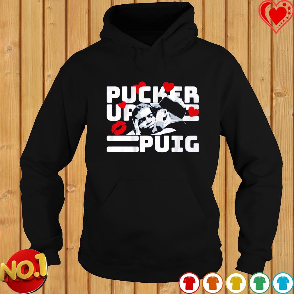 Yasiel Puig Kissing Shirt, Pucker Up - BreakingT