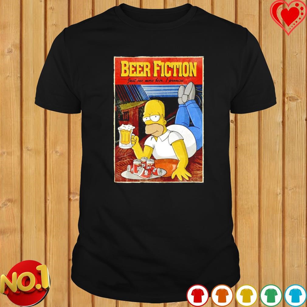 Bart Simpson Beer Fiction shirt