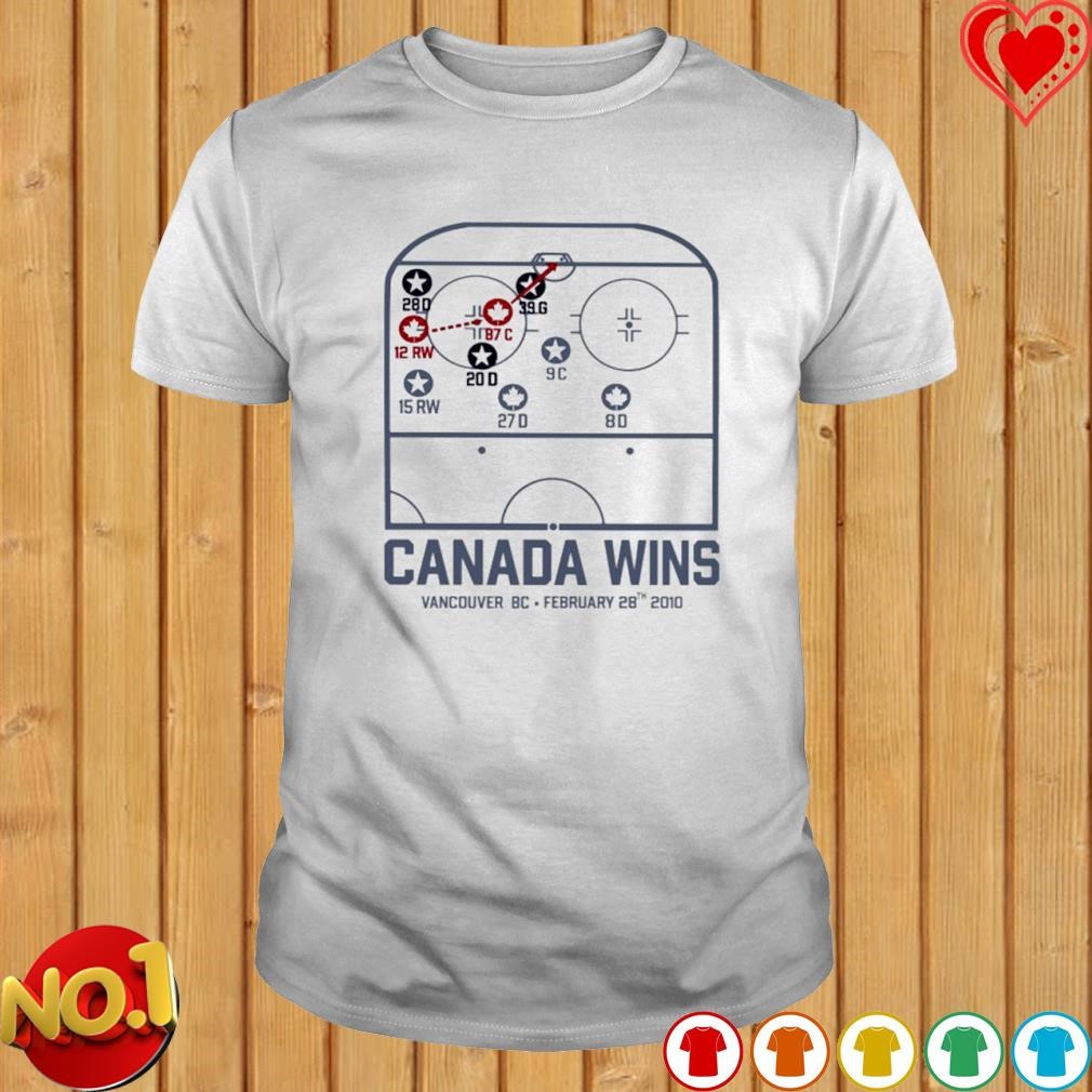 Canada Wins Vancouver Bc February 28Th 2010 Hockey shirt