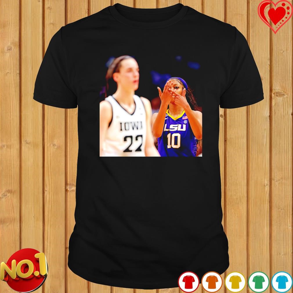 Angel Reese taunts Caitlin Clark shirt