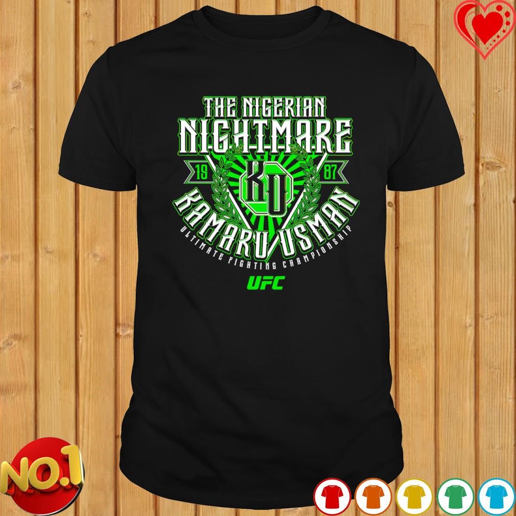 Kamaru Usman Nigerian Nightmare shirt