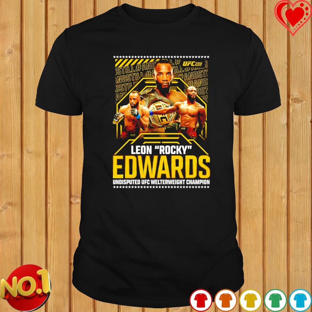 Leon Rocky Edwards UFC 286 Champ shirt