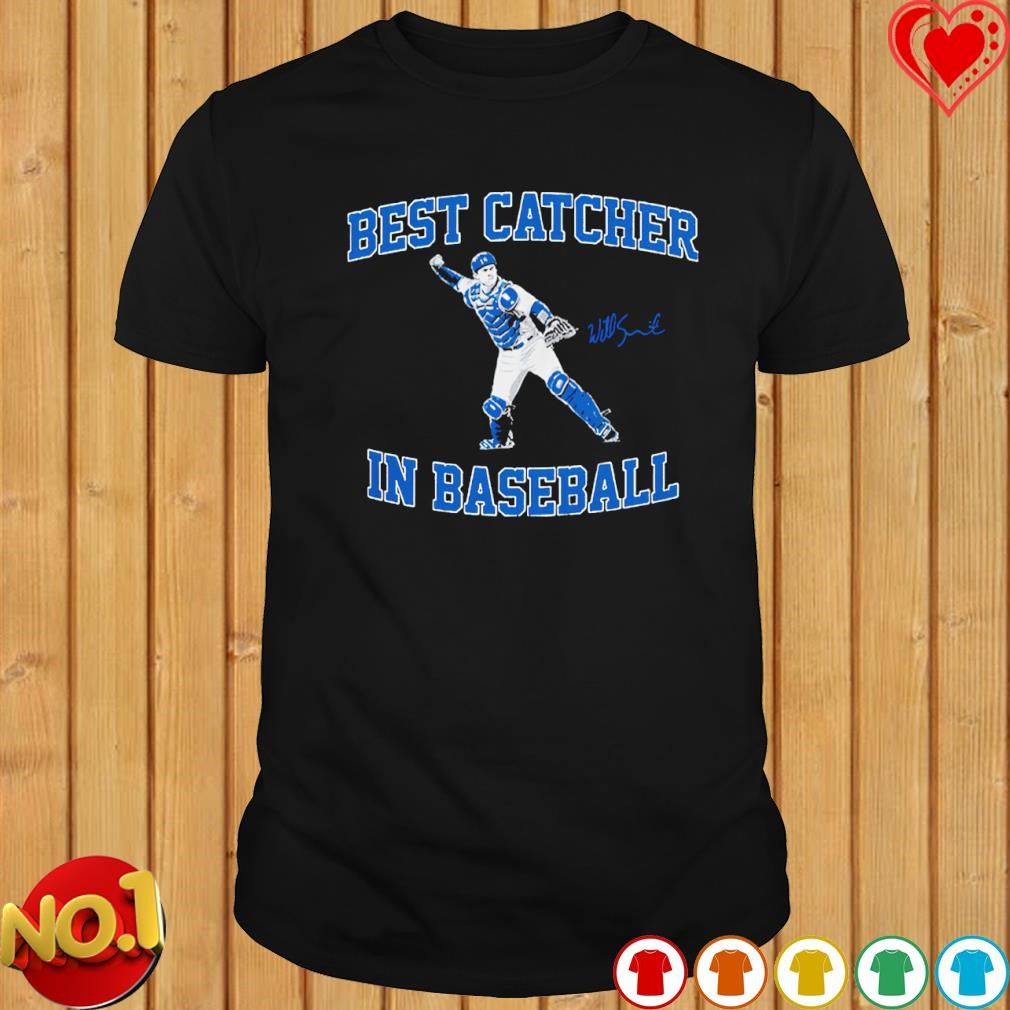 Will Smith best catcher in baseball Los Angeles Dodgers shirt