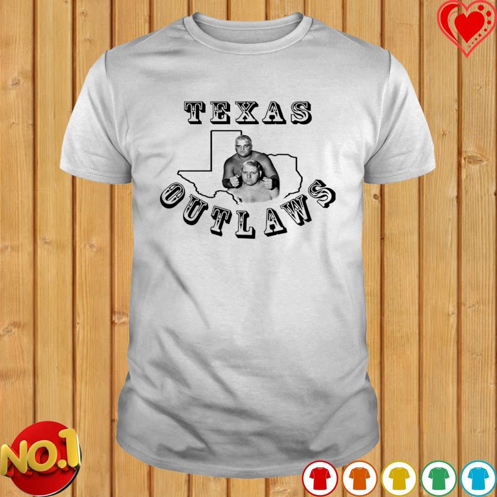 Dusty Rhodes and Dick Murdoch Texas Outlaws shirt