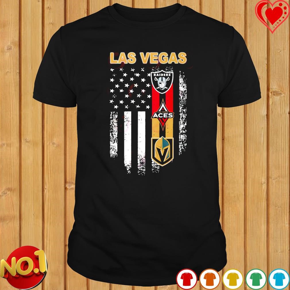 Las Vegas Sport Teams flag shirt