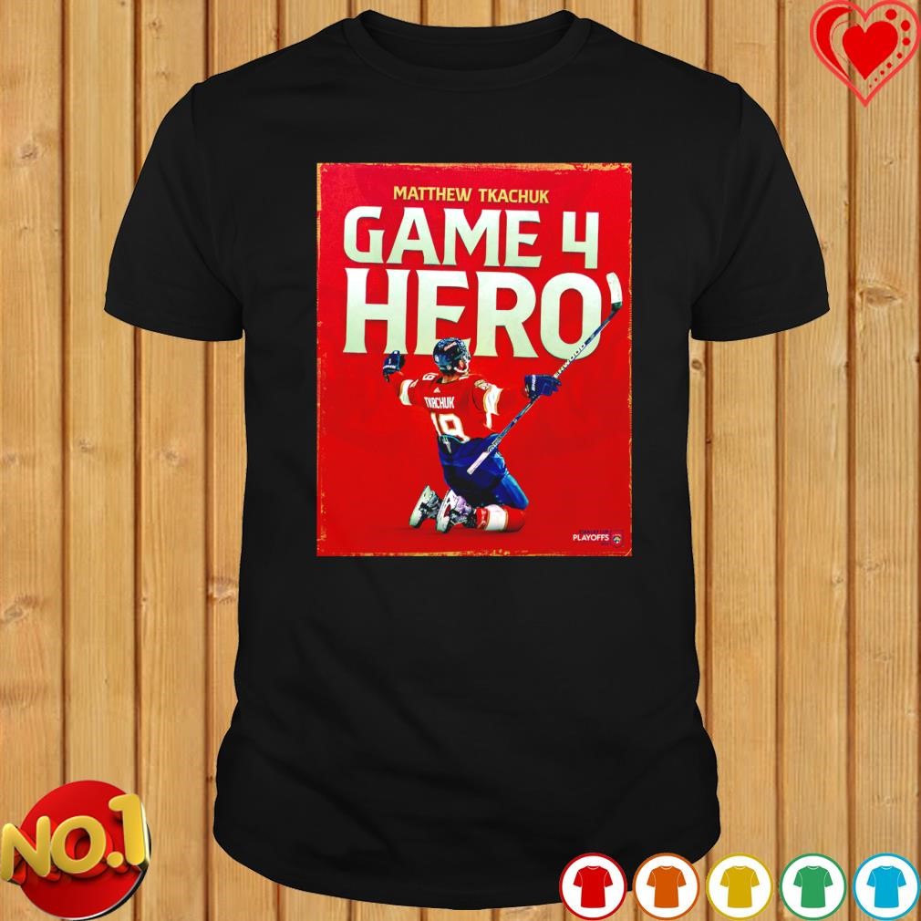 Matthew Tkachuk game 4 Hero shirt