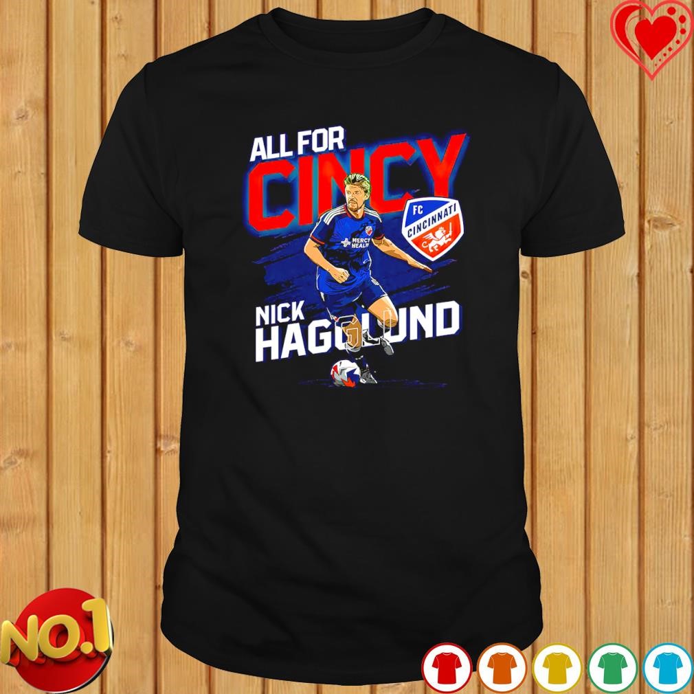 Nick Hagglund all for Cincy Fc Cincinnati shirt