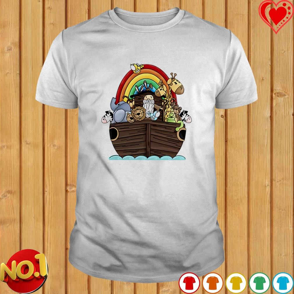 Noah's Ark and Rainbow Infant shirt