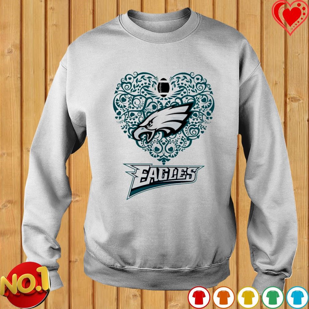 Heart Philadelphia Eagles Shirt, hoodie, longsleeve, sweatshirt, v