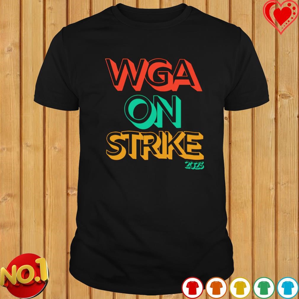 Wga on strike 2023 vintage shirt