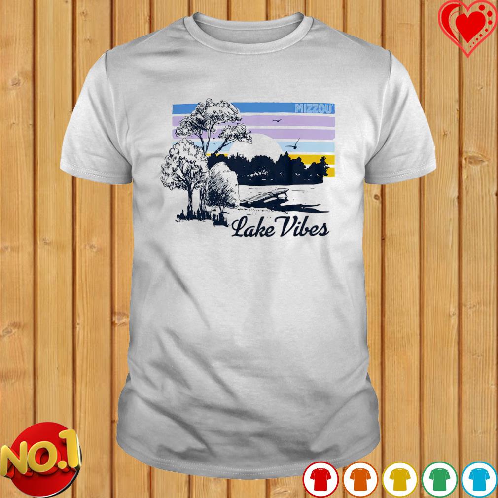 Mizzou tigers lake life dock sunset shirt