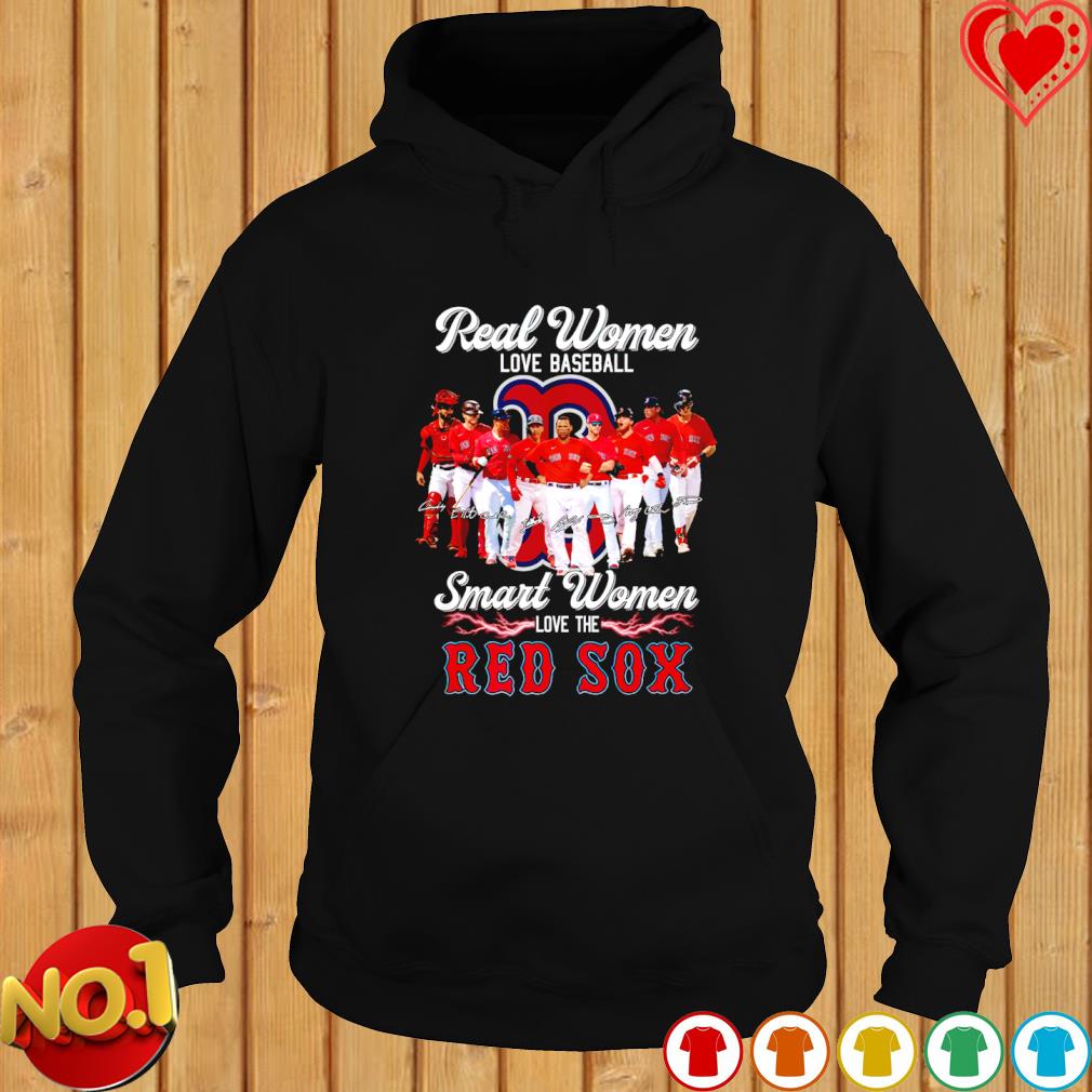 Official real Women Love Baseball Smart Women Love The Red Sox T Shirt,  hoodie, sweater, long sleeve and tank top