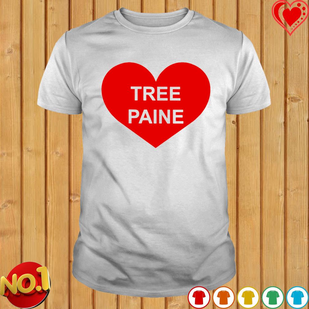 Tree paine heart shirt