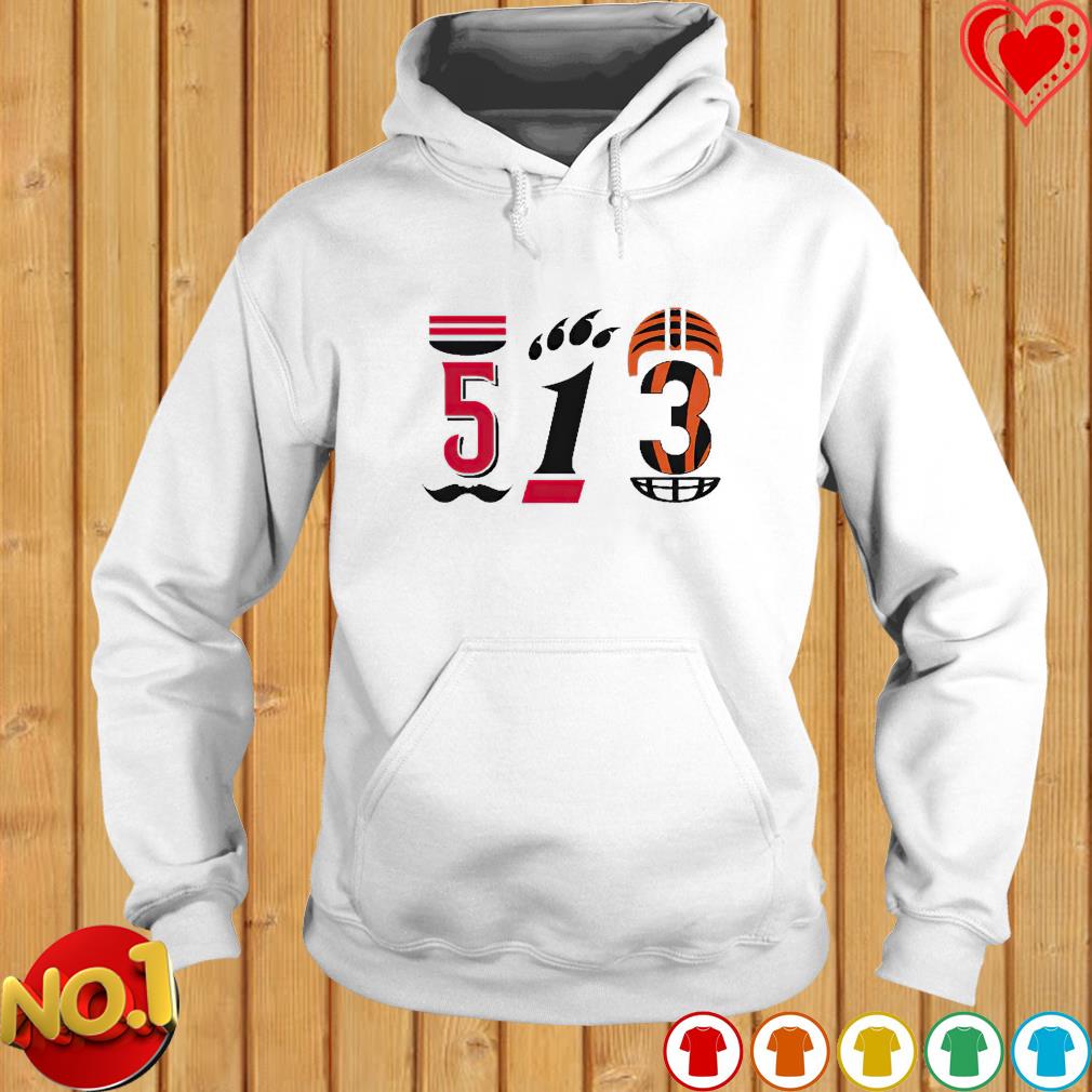 Cincinnati Bengals 513 national team logo 2023 T-shirt, hoodie, sweater,  long sleeve and tank top