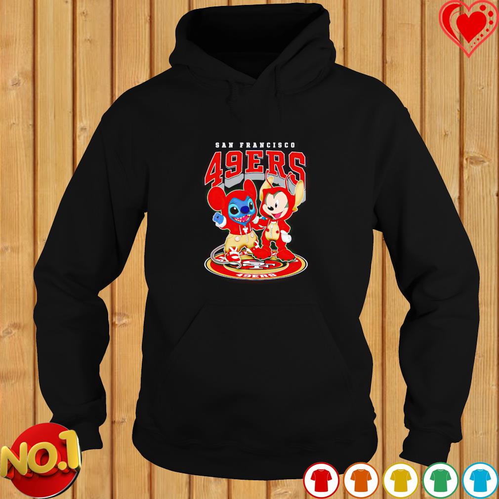 Official San francisco 49ers baseball stitch and mickey T-shirt, hoodie,  tank top, sweater and long sleeve t-shirt