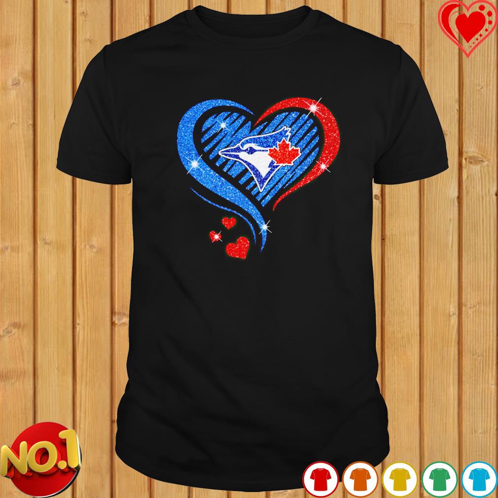 Toronto Blue Jays diamond heart logo 2023 shirt, hoodie, sweater, long  sleeve and tank top