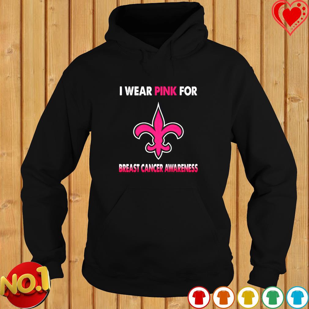 Breast cancer pink out New Orleans Saints shirt, hoodie, sweater