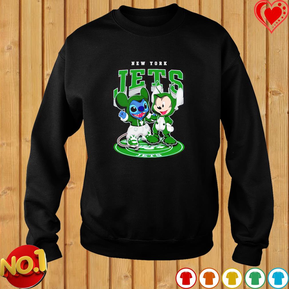 Stitch Team New York Jets Shirt - High-Quality Printed Brand