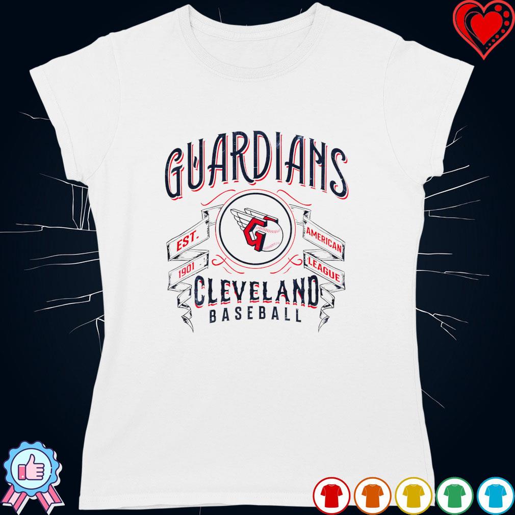 Cleveland Guardians baseball est. 1901 American league logo shirt, hoodie,  sweater, long sleeve and tank top