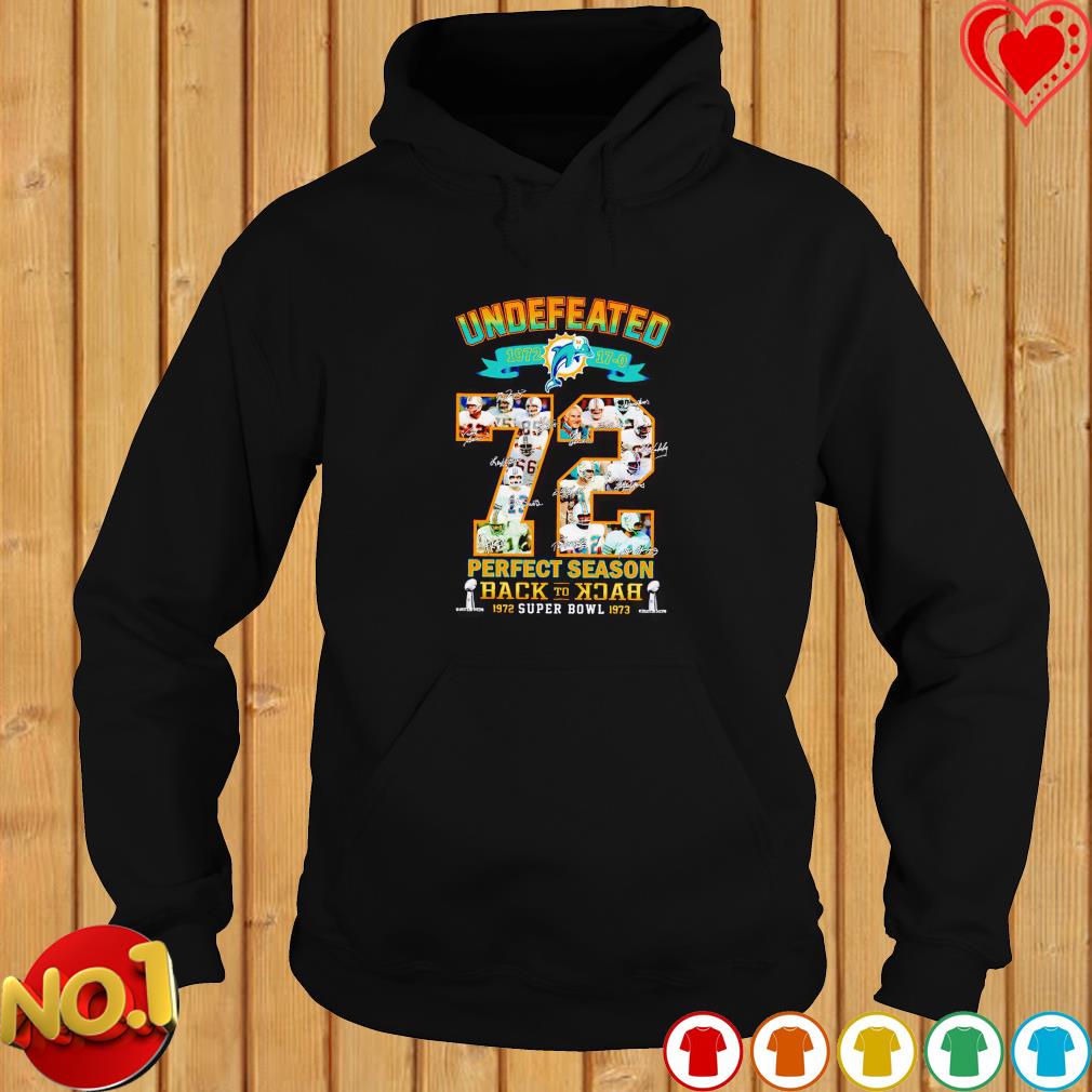 Undefeated Dolphins - Miami dolphins perfect season Shirt, Hoodie