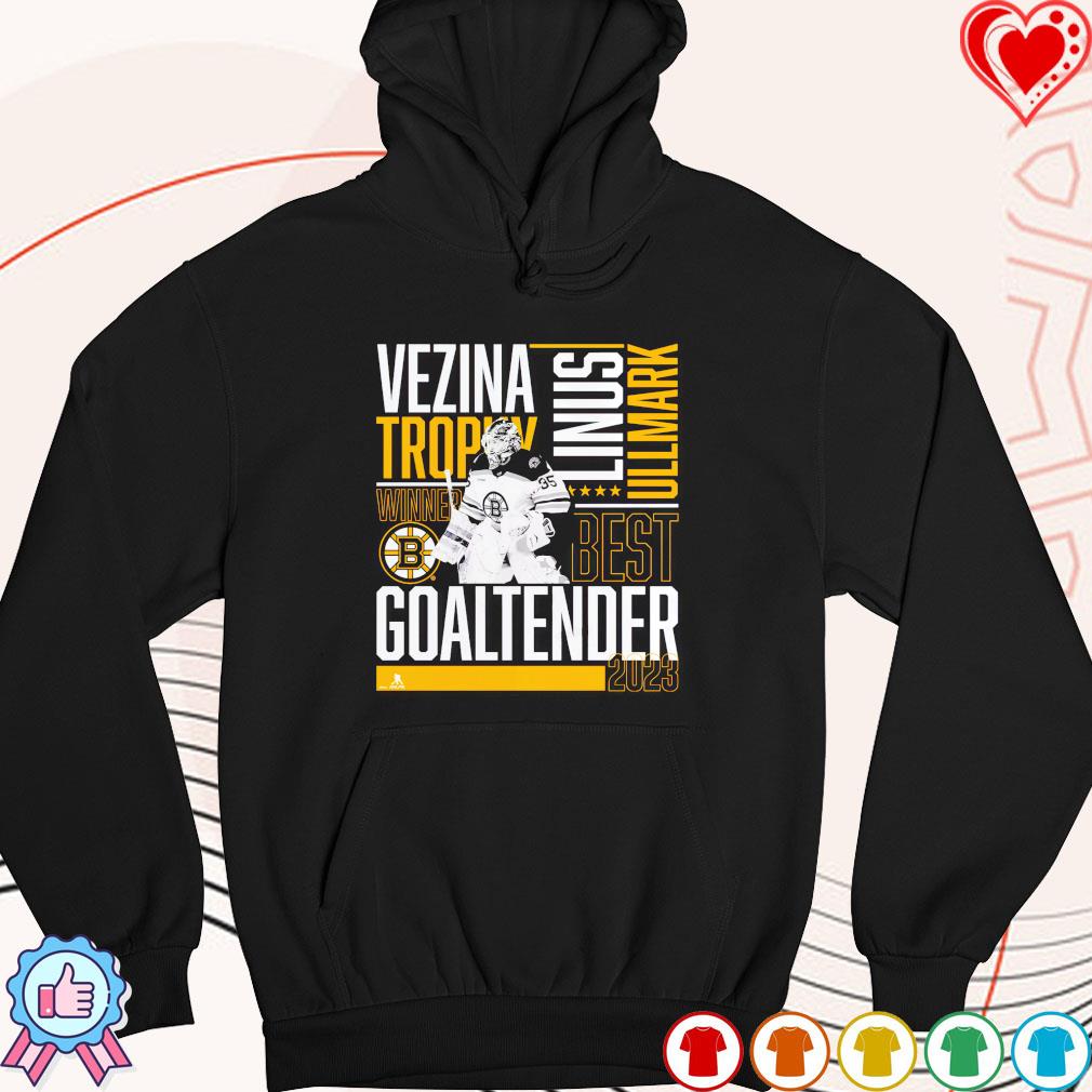 Official linus Ullmark Boston Bruins 2023 Vezina Trophy Winner T-shirt,  hoodie, sweater, long sleeve and tank top