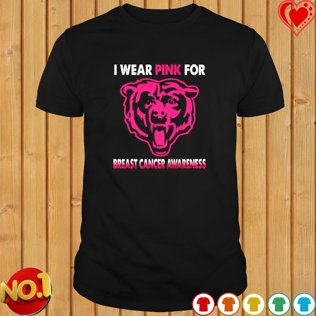 bears breast cancer shirt