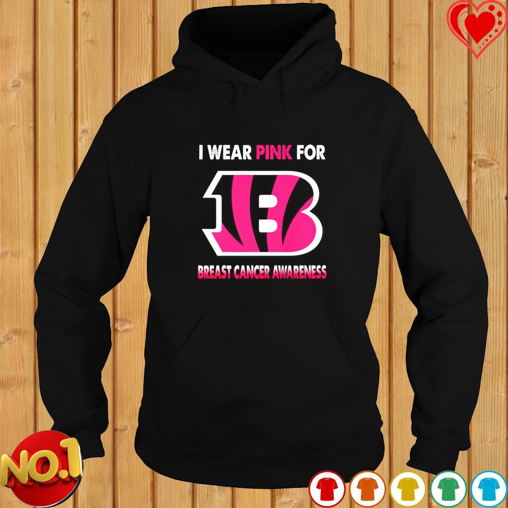 Original Cincinnati Bengals I wear pink for Breast Cancer Awareness 2023  shirt, hoodie, longsleeve, sweatshirt, v-neck tee