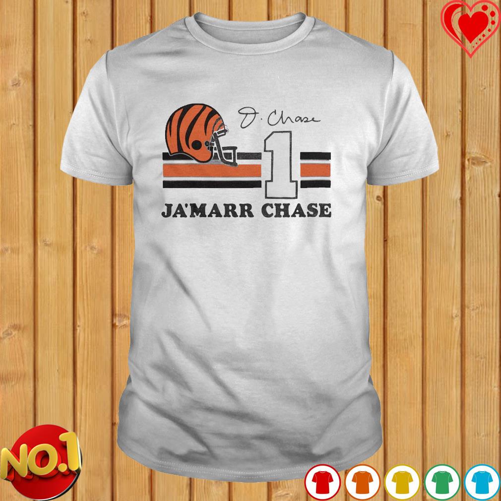 Cincinnati Bengals Ja'Marr Chase #1 Signature Shirt, hoodie, sweater, long  sleeve and tank top