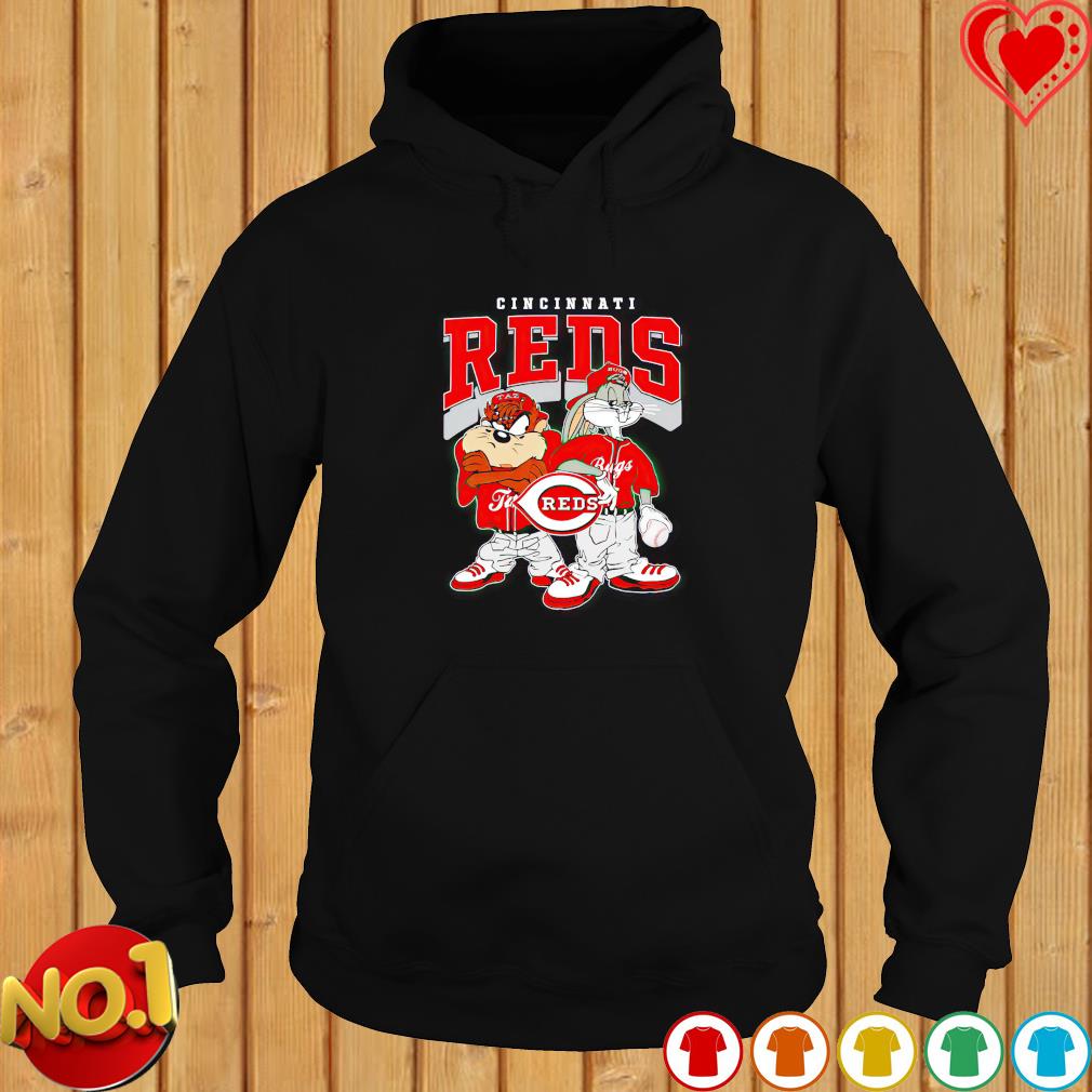 Top cincinnati Reds Taz and Bugs players shirt, hoodie, sweater, long  sleeve and tank top