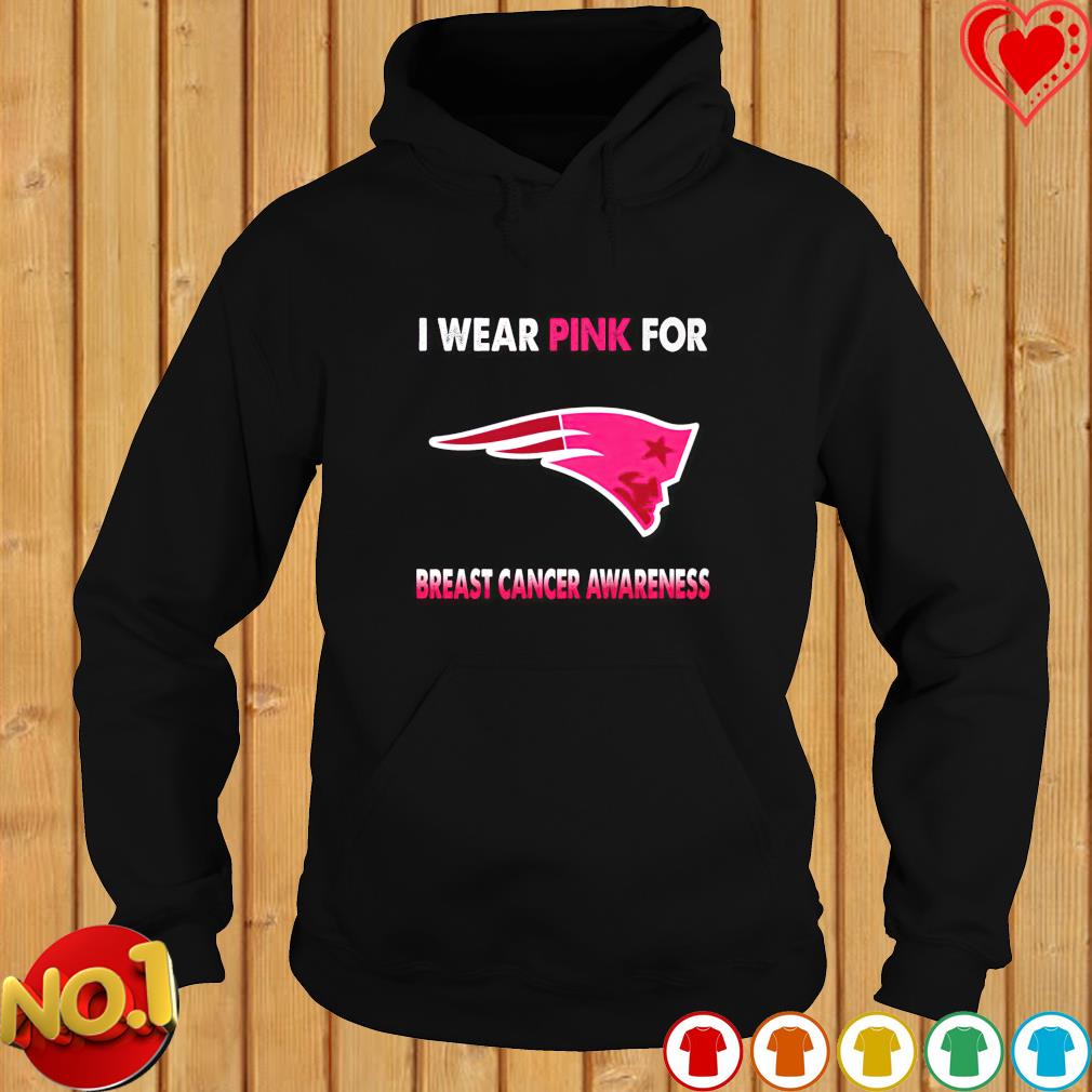 New England Patriots I Wear Pink For Breast Cancer Awareness Shirt, hoodie,  sweater, long sleeve and tank top