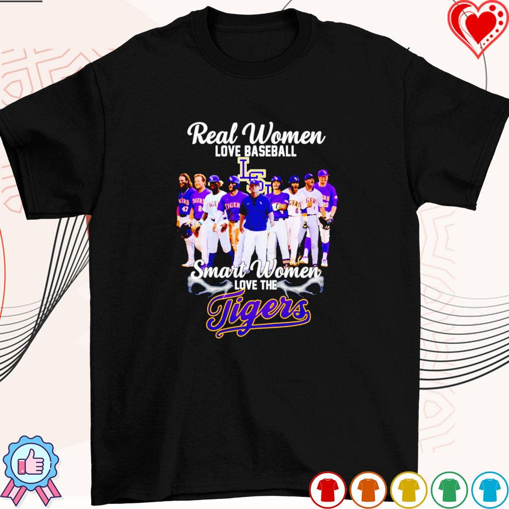 Funny Real women love baseball smart women love the Detroit Tigers shirt,  hoodie, sweater, long sleeve and tank top