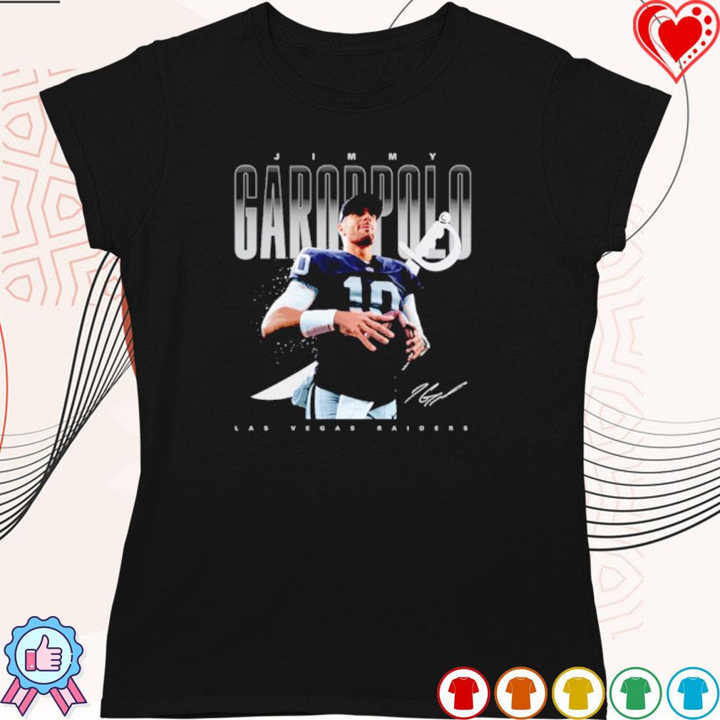 Official jimmy Garoppolo Las Vegas Raiders T-Shirt, hoodie, tank top,  sweater and long sleeve t-shirt