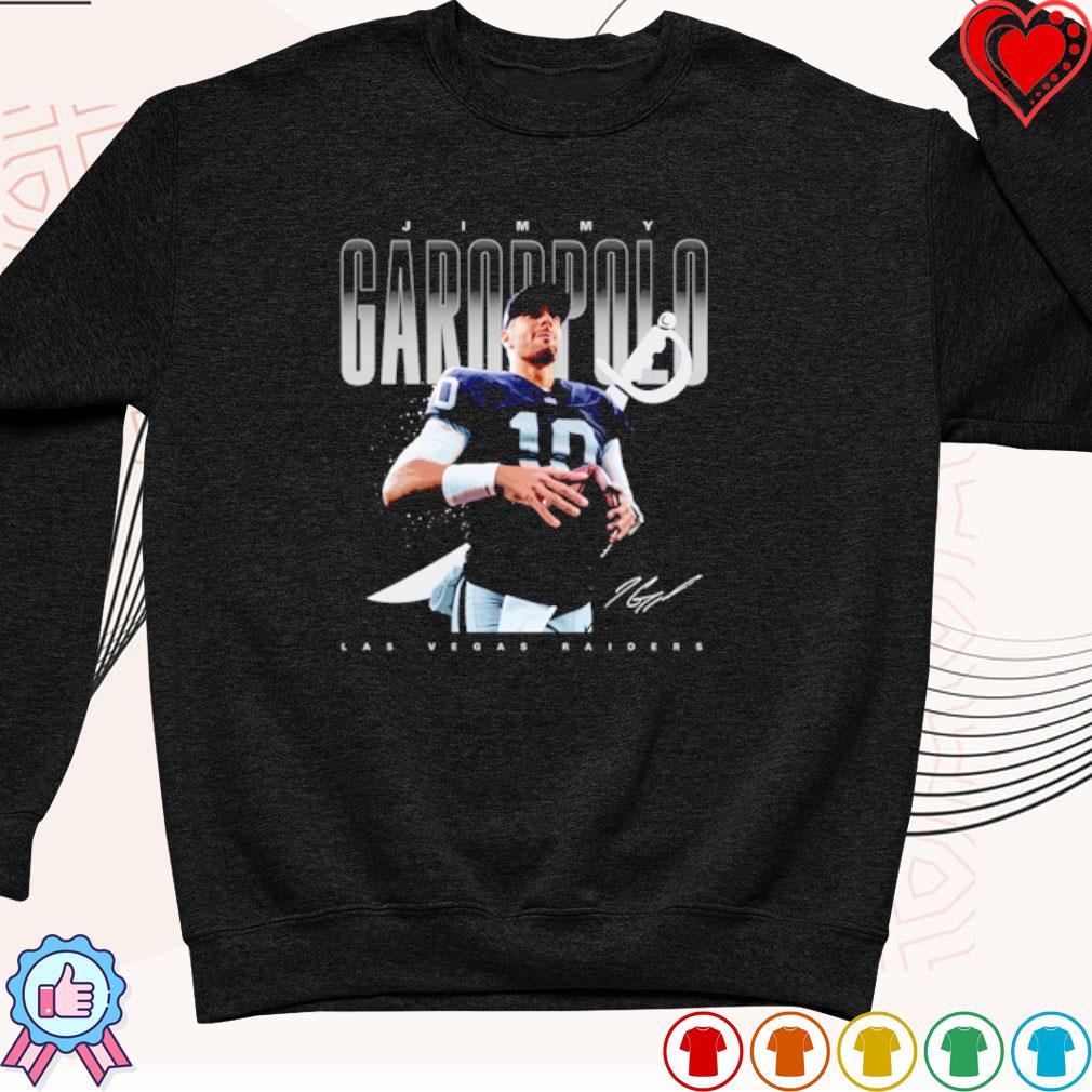 Official Jimmy Garoppolo Las Vegas Raiders signature shirt, hoodie,  sweater, long sleeve and tank top