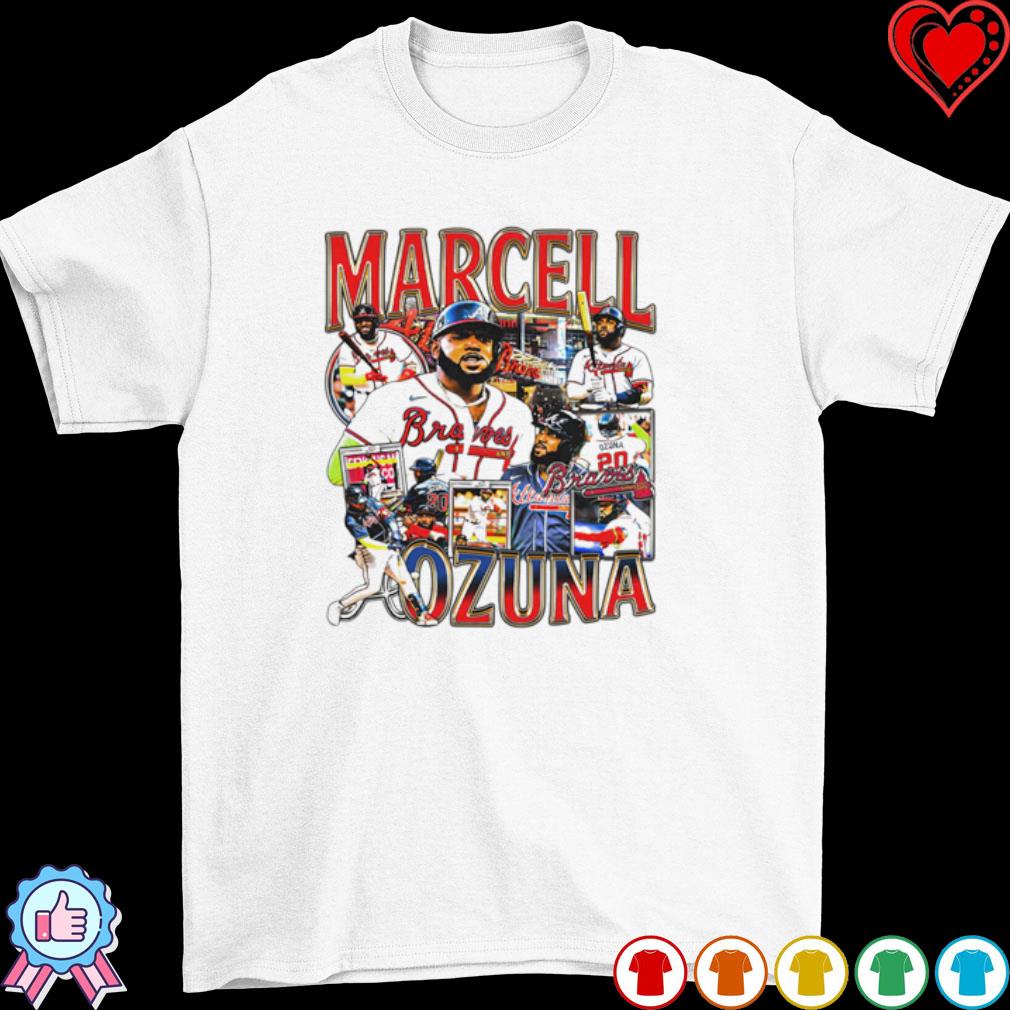 Marcell Ozuna 20 Atlanta Braves baseball player Vintage shirt