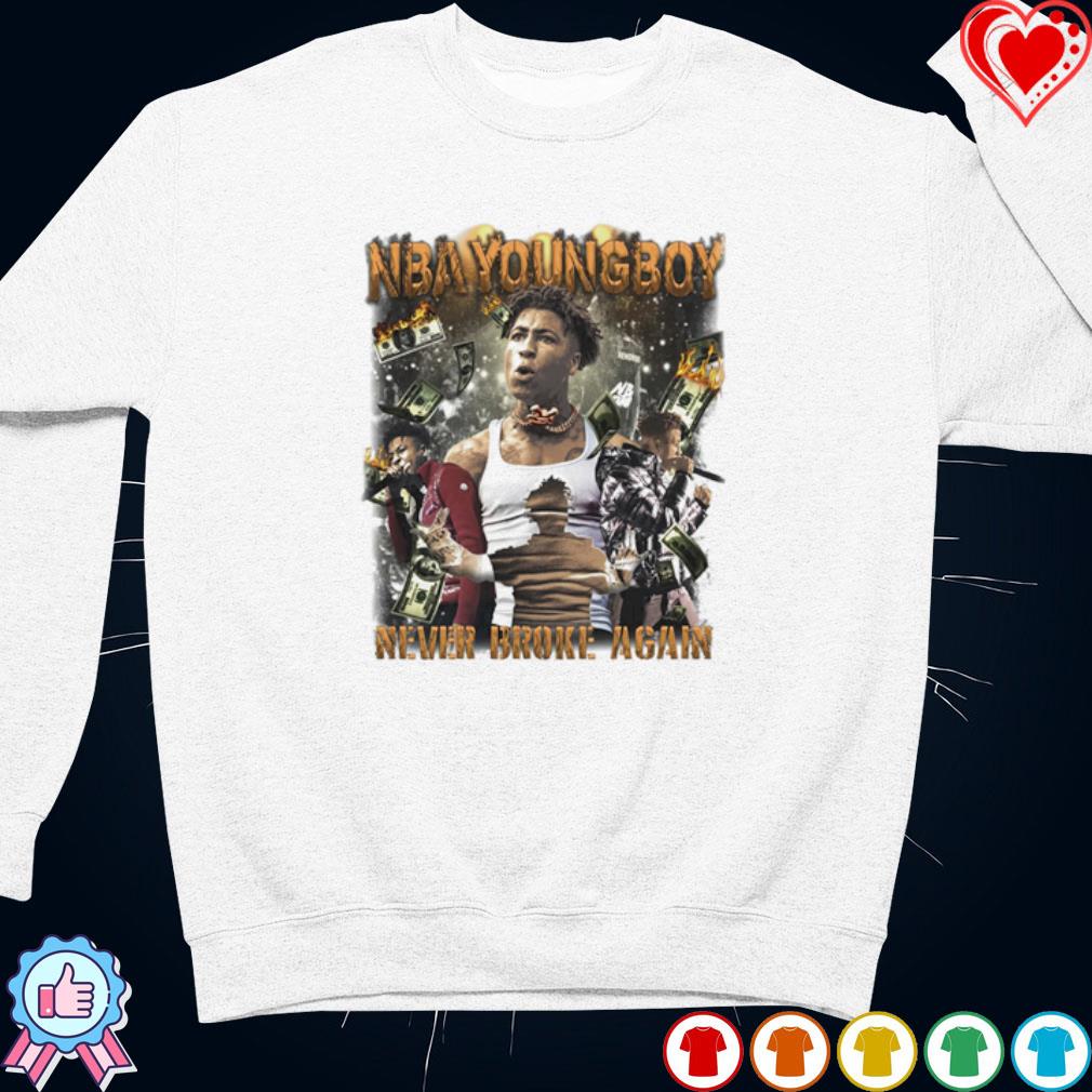 NBA Youngboy Never broke again retro poster gift shirt, hoodie, sweater,  long sleeve and tank top