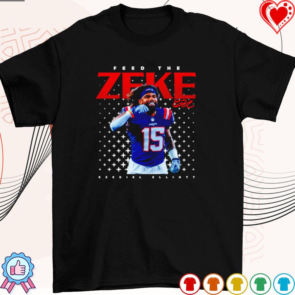 Ezekiel Elliott New England Patriots Feed the Zeke signature 2023 shirt,  hoodie, sweater, long sleeve and tank top