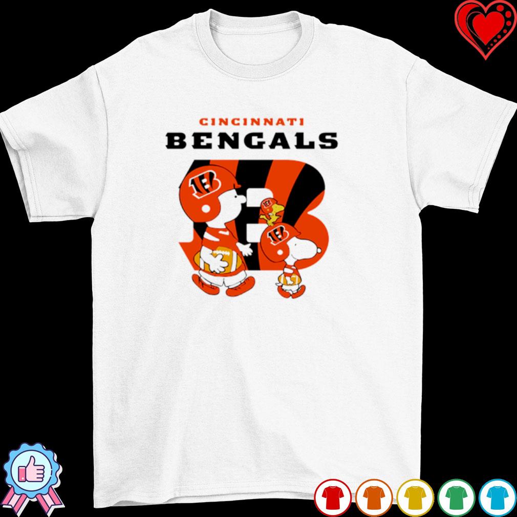 Cincinnati Bengals Snoopy and Charlie Brown Peanuts shirt, hoodie, sweater,  long sleeve and tank top