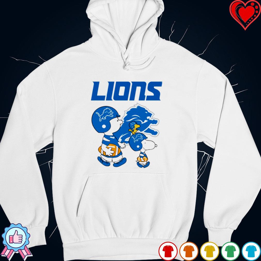 Detroit Lions Snoopy and Charlie Brown Peanuts shirt, hoodie, sweater, long  sleeve and tank top