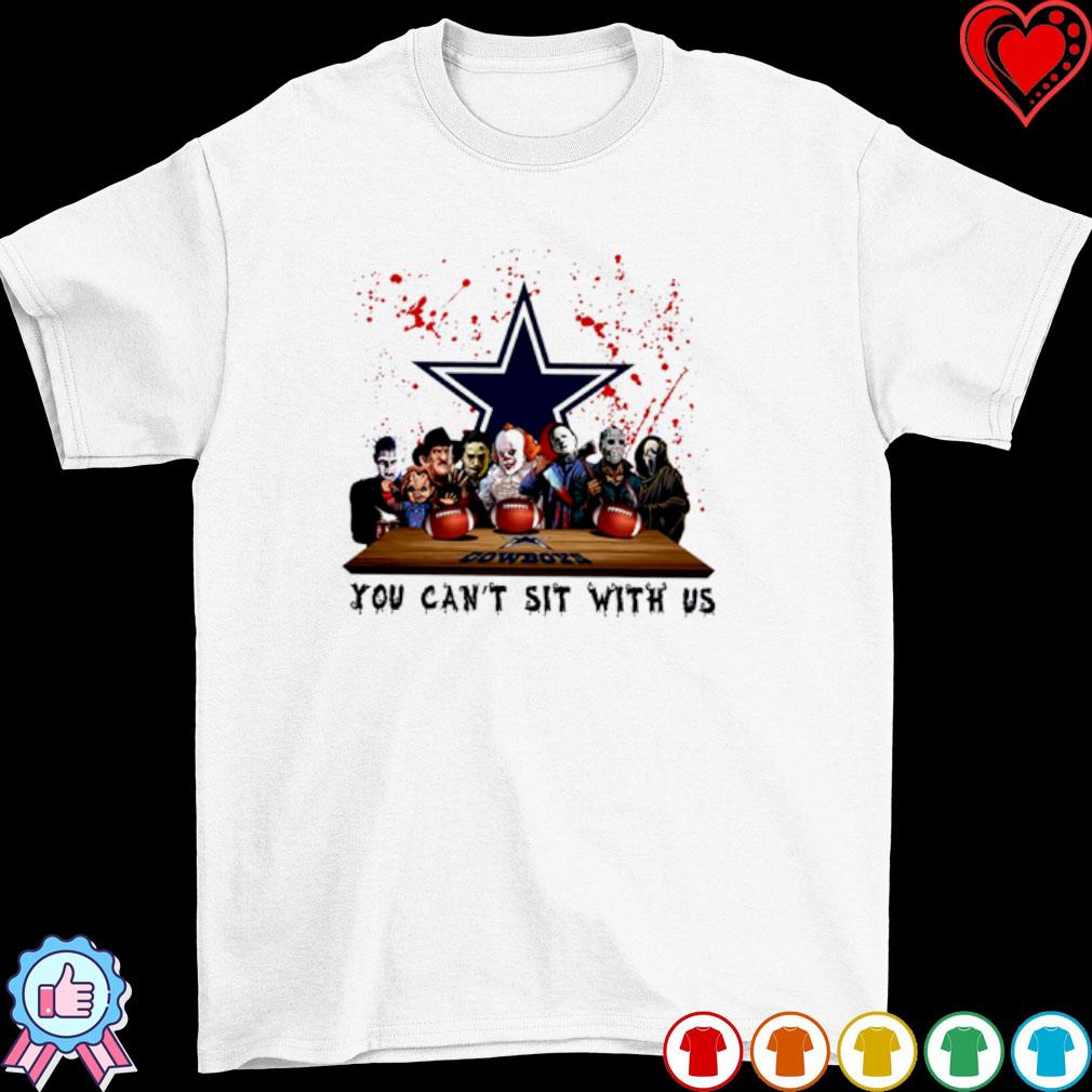 Horror Movie Fan Dallas Cowboys Shirt - High-Quality Printed Brand