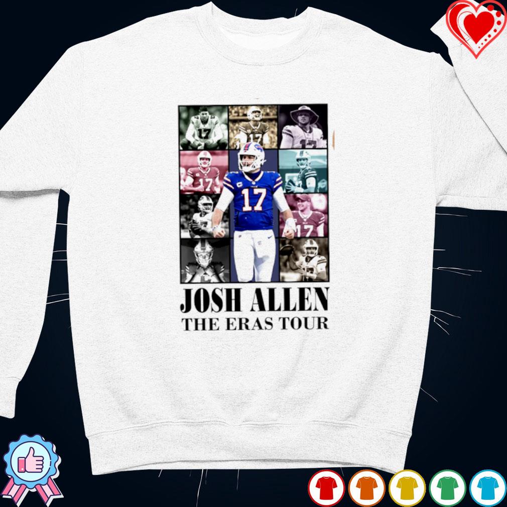 Men's Josh Allen Jersey Print Scrub Top