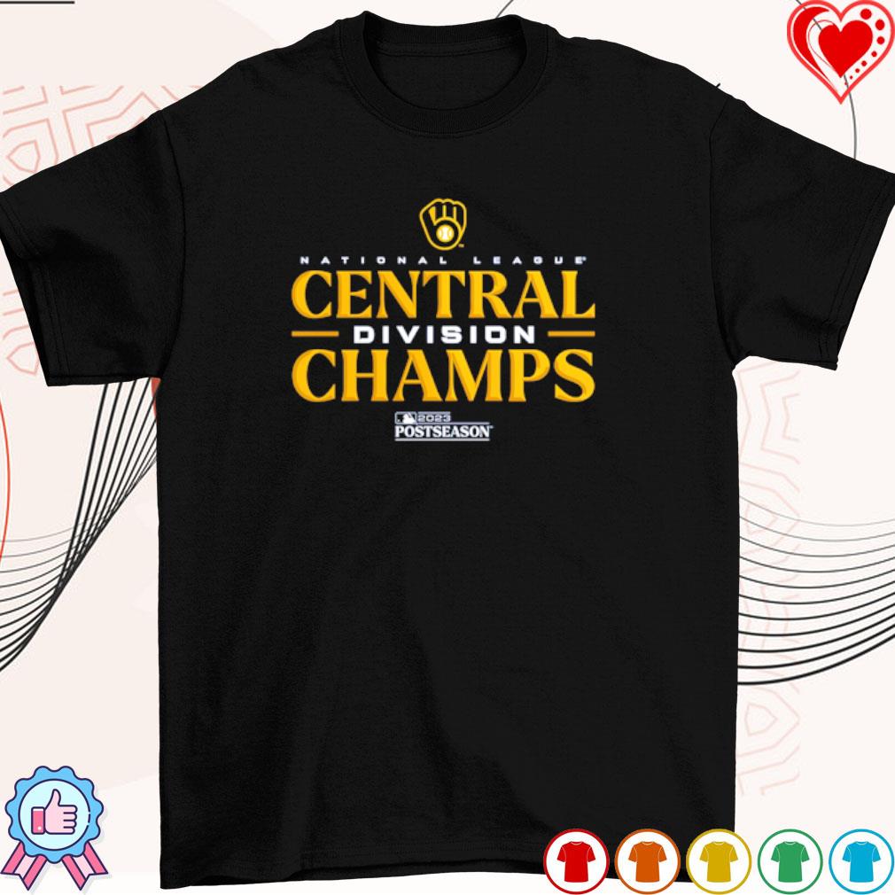 Official milwaukee Brewers National League Central Division Champs 2023  Postseason T-shirt, hoodie, sweater, long sleeve and tank top